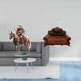 thumbnail image 2 of Adorno De Caballero Acrílico Para Centro De Mesa, Resistente Al Agua, Con Base Para Decoración Del Hogar, Sofá Miniatura, Sillón Individual, Accesorio DIY Para Micropaisajes, Decoración De, 2 of 8