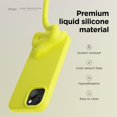 thumbnail image 3 of Funda Elago Liquid Silicone para iPhone 15 Plus, color amarillo neón, 3 of 7