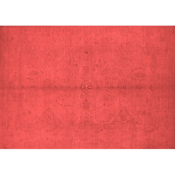 Ahgly Company Indoor Rectangle Oriental Red Industrial Area Rugs, 2' x 3'