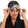 thumbnail image 4 of IAUYY Sleep Mask, Super Soft Eye Masks with Adjustable Strap, Lightweight Comfortable Blindfold,Perfect Blocks Light for Men Women Sleep, 4 of 7
