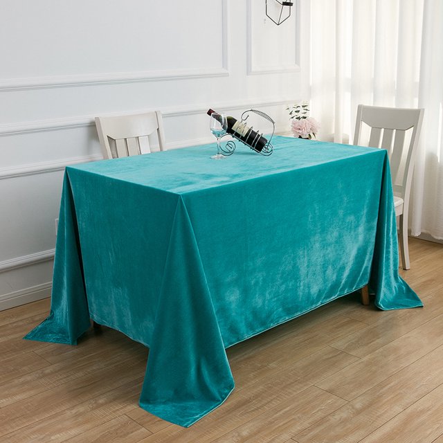 Gold Cloth Tablecloth Fabric Flannel Sign-in Tablecloth Stall Tablecloth Conference and Exhibition Flannel Tablecloth Thickened Tailstock