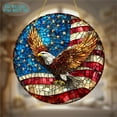 thumbnail image 5 of YOHAVEN American Bald Eagle Acrylic Sunlight Catcher, Outdoor Indoor Decorative Hanging Ornament for Window Garden Balcony, Unique Patriotic Art Decor Gift, 5 of 5
