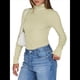 thumbnail image 3 of Camisetas de Larga para Mujer, Ropa Interior Térmica Básica de Otoño, Ropa de Invierno Champán XL, 3 of 10