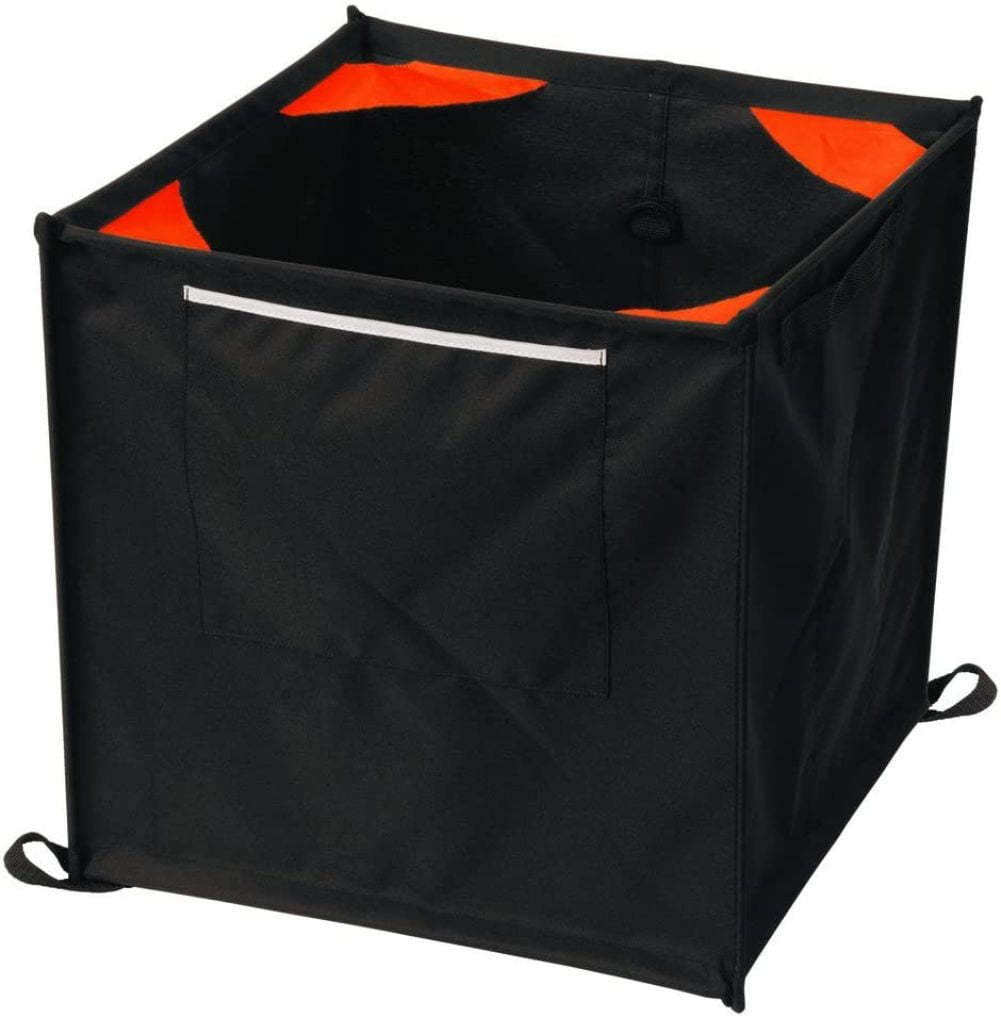 Weaver Leather Throw Line Storage Cube Black/Orange Free Shipping 