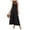 Black, variant on Wide Leg Jumpsuits for Women Casual Sleeveless Overalls Fashion Boho Summer Lounge Leisure Vacation Rompers with Spaghetti Straps Coffee S