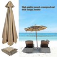thumbnail image 3 of Outdoor Patio Sun Shade Canopy - Round Garden Parasol Umbrella, 3 of 5