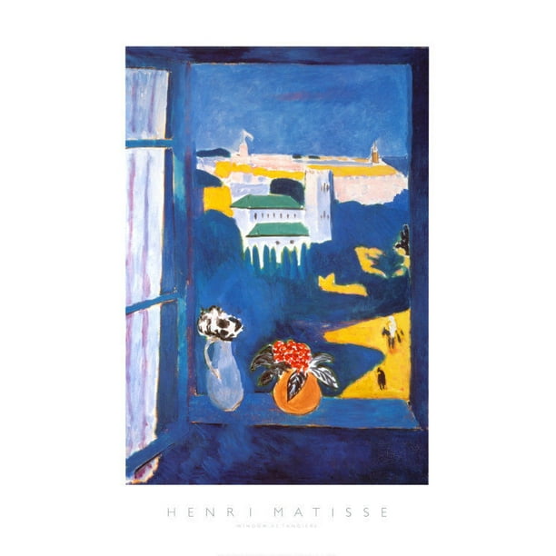 Window at Tangiers Art Poster Print by Henri Matisse, 19