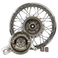 thumbnail image 3 of Complete Rear Rim Wheel Brake Sprocket w Tire for 2003-05 Suzuki DRZ 110 DRZ110, 3 of 7