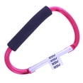 thumbnail image 2 of 7-3/4" Jumbo Aluminum Carabiner - Pink, 2 of 6