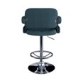 thumbnail image 3 of CorLiving Adjustable Tufted Fabric Barstool with Armrests, 3 of 7