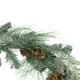 thumbnail image 2 of 6' x 14" Artificial Mixed Pine with Pine Cones and Gold Glitter Christmas Garland - Unlit, 2 of 4