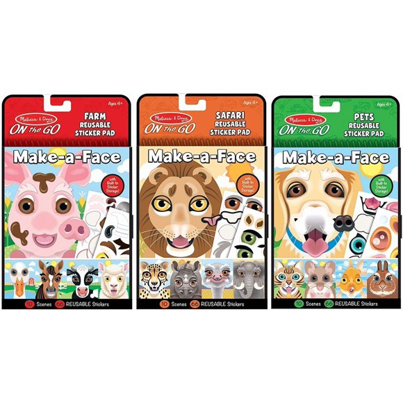 Almohadilla adhesiva reutilizable Melissa & Doug Make-a-Face