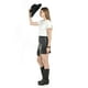 thumbnail image 2 of Falda de vinipiel con flecos Roman Fashion /Juvenil, 7065 (Negro) negro G, 2 of 3