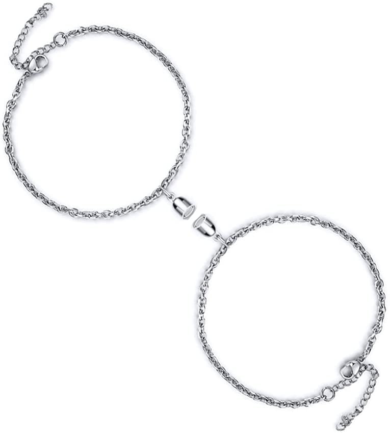 2Pcs Stainless Steel Boyfriend 