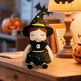thumbnail image 3 of Halloween Pumpkin Doll Stuffed Animal, 12.99 in Orange Pumpkin Plush Toys, Halloween Indoor Decoration for Sofa Bedroom, Trick Or Treat Halloween Party Gift (Orange), 3 of 5