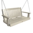 thumbnail image 3 of Highwood 4ft Lehigh Porch Swing with 1 Coffee Table - Outdoor, Eco-friendly, Synthetic Wood, 3 of 7