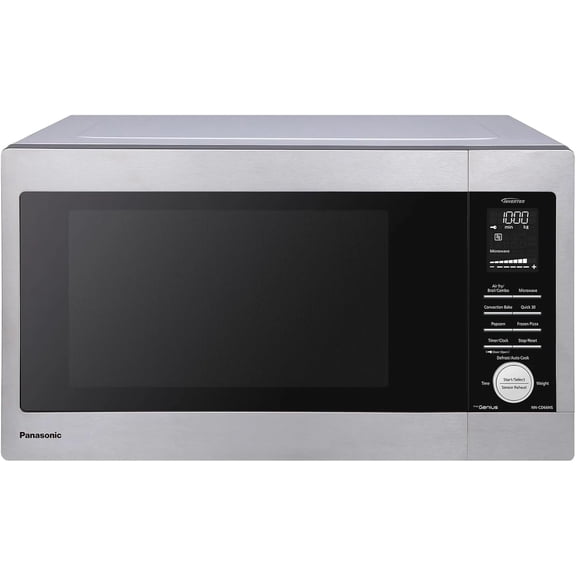 Restored Panasonic NN-CD66NS HomeMADE 1.3 Cubic Ft. Countertop Microwave, 1200W MultiOven (Refurbished)