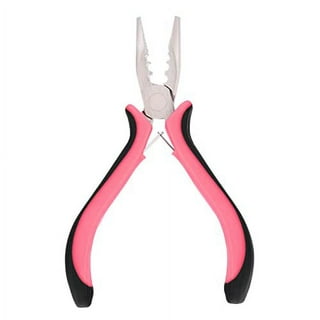 Needle Nose Pliers with 3 Holes Serrated Jaws Mini Plier for Micro Nano  Ring Hair Extensions, Jewelry Making, Bending Wire and Small Object  Gripping (1 Piece, Needle Nose Pliers with 3 Holes) 