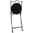 thumbnail image 2 of vidaXL 3 Piece Mosaic Bistro Set Ceramic Tile Black and White, 279414, 2 of 7