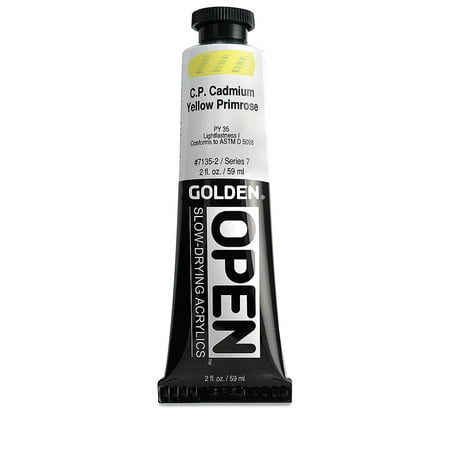 UPC: 0738797713529 | Golden Open Acrylic Paint – Cadmium Yellow Primrose  2 oz