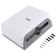 thumbnail image 1 of Caja de plástico impermeable para baño, papel higiénico, caja de almacenamiento montada en la pared, dispensador de servilletas (blanco), 1 of 5