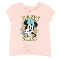 thumbnail image 3 of Disney Minnie Mouse Little Girls T-Shirt and Chambray Shorts Outfit Set Infant to Little Kid, 3 of 5