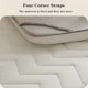 thumbnail image 2 of Japanese Futon Mattress For Queen And King Size Beds 100x200cm Floor Cushion Grey White Portable Roll Up Fold Design, 2 of 5