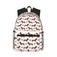 thumbnail image 1 of Balery Dachshund Dog Puppy Mochila para Mujeres y Hombres, Mochila Ligera Casual para Viajes, Mochila Clásica Básica para la Universidad, 1 of 6