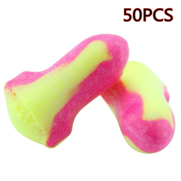 TopLLC 50Pairs Foam Earplugs No Cords Soundproof Earplugs Noise Reduction Earplugs for Earplugs