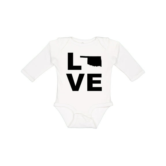 Inktastic Love Oklahoma Boys or Girls Long Sleeve Baby Bodysuit