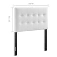 thumbnail image 5 of Modway Emily Tufted Button Headboard, Twin, White, 5 of 9