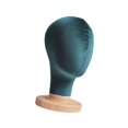 thumbnail image 5 of Serenable Mannequin Head Hat Rack Sturdy Manikin Head Model Space Saving Multifunctional Tabletop Holder for Salon Home Retail Shop Green, 5 of 9
