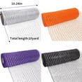 thumbnail image 4 of 4 Rolls Poly Deco Mesh -10 Inch Wide Deco Poly Decorative Mesh Ribbon Wrapping Ribbon Rolls for Home Door Wreath Decoration DIY Crafts Making, 4 of 5