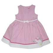 Good Lad Toddler Girls Pink Sleeveless Easter Dress