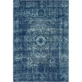 thumbnail image 1 of Unique Loom Tapis de Tradition 4' x 6' Rectangle Bleu Marine/turquoise, 1 of 1