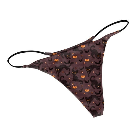 

Strungten Women s Casual Thong Low Waist Bikini Print Panties