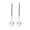 A002- B, variant on Extendable Ice Cream Spoons Set of 2 with Extendable Handle, Silver Stainless Steel, for Travel and Camping
