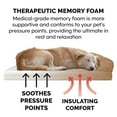 thumbnail image 5 of FurHaven Pet Products Quilted Memory Top Sofa Pet Bed for Dogs & Cats - Toasted Brown, Medium, 5 of 13