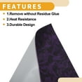 thumbnail image 3 of Unique BargainsPurple Carbon Matte Finish Protective Car Wrap Film 78.7ftx11.8ft Exterior Interior Vinyl Wrap Cover 5.5mil PET 1 Pc Universal, 3 of 7