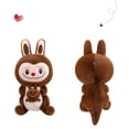 thumbnail image 5 of Labubu Original Labubu Original Labub Plush Toy Doll, Short Plush Toy, Children's Toy, Gift For Children, Friends Brown, 5 of 5