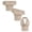 01 Beige, variant on Krdevn Women's 3-in-1 Convertible Crop Top Strapless/Off-Shoulder/Halter Sleeveless Tank for Summer,S