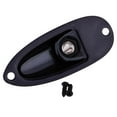 thumbnail image 3 of MERIGLARE Black Metal Guitar Neck Plate + Boat Jack for ST Electric Guitar DIY, 3 of 9