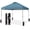 Cyan Blue, variant on CROWN SHADES 10x10 Pop Up Canopy Beach Tent with One Push Setup Instant Outdoor Canopy Tent Sun Shade for Events White