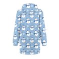 thumbnail image 5 of Vestidos Para Mujer Otoño Señoras Con Capucha Manga Larga Estampado Navideño Vestido Suelto Moda Mini Vestido Odeerbi ODB146665, 5 of 5