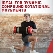 Lifeline Fitness Combat Bags - Weighted Bags for Home Gym -Multiple Handles for Curls and Presses