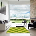 thumbnail image 7 of Ahgly Company Machine Washable Indoor Square Transitional Neon Yellow Green Area Rugs, 8' Square, 7 of 7