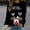 Black, variant on Purple Women Sweatshirts Christmas Crew Neck Tops Happy New Year Holiday Sweatshirt for Women