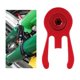 thumbnail image 1 of Hebilla de fijación del receptor del poste del manillar de 1 pieza para accesorios de bicicleta plegable, rojo Cola Receptor de manillar, 1 of 8