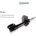 thumbnail image 5 of Shocks Struts,ECCPP Front Rear Shock Strut Absorbers Kits for 1996 1997 1998 1999 2000 for Hyundai Elantra,1997 1998 1999 2000 2001 for Hyundai Tiburon, 5 of 5
