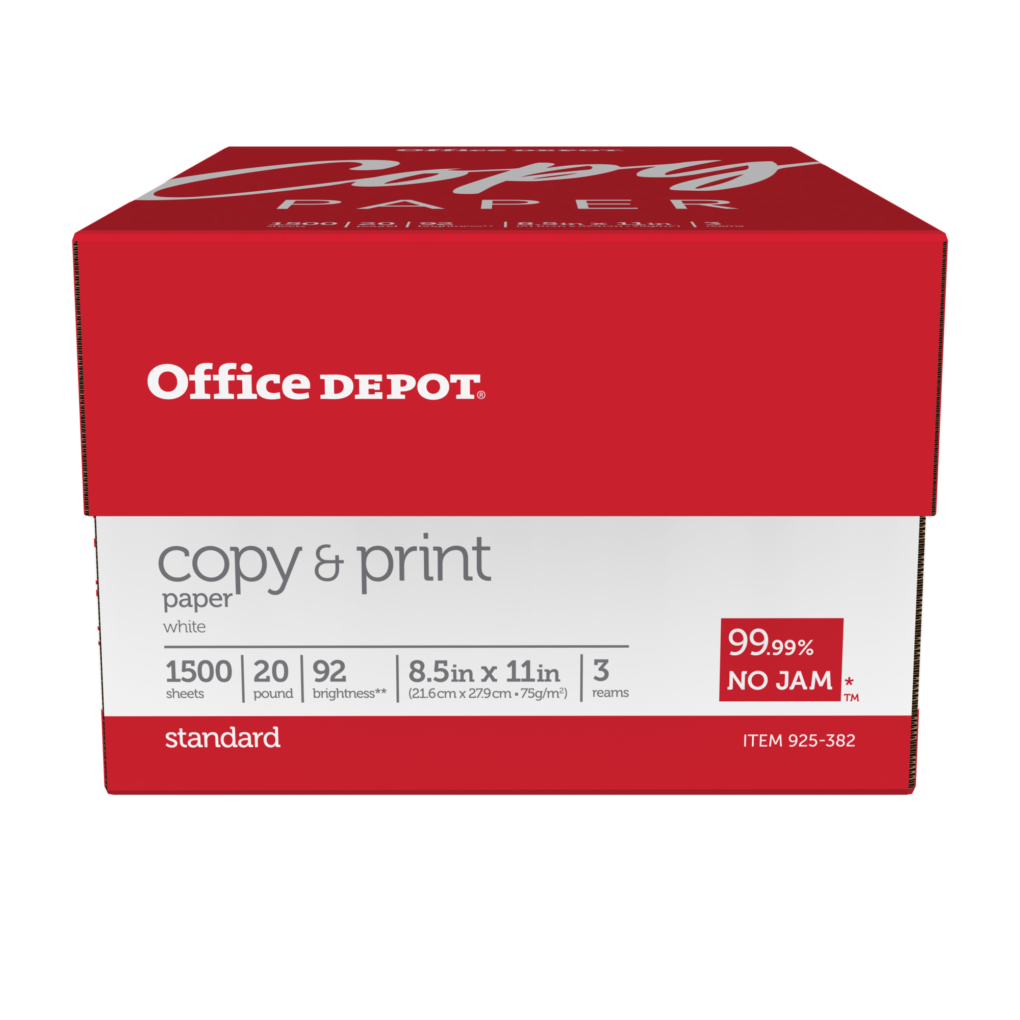 Buy Office Depot 3Ream Case Multipurpose Copy Fax Laser Inkjet Printer